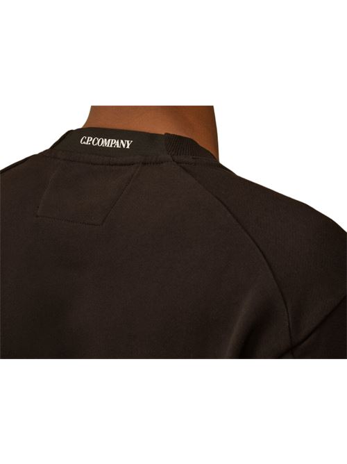 Felpa da uomoin puro cotone, girocollo, colore black C.P. COMPANY | SS713A5086W999